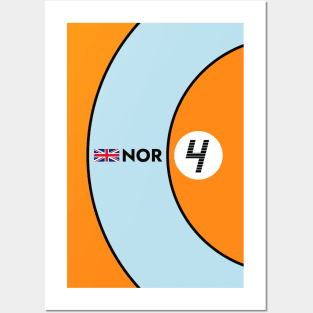 F1 2021 - #4 Norris [Monaco] Posters and Art